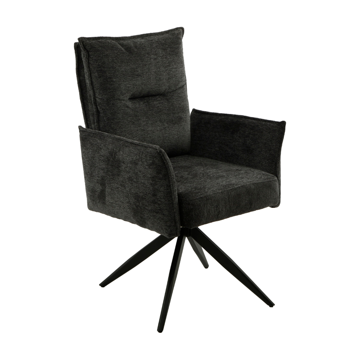 ET SAM Fekete design Kárpitos beltéri szék