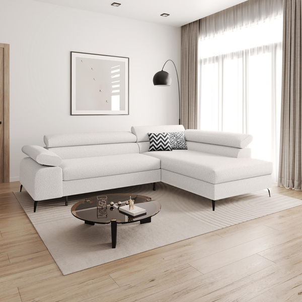 ET ORLIX Bézs design Sarokgarnitúra