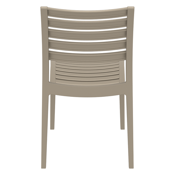ST ARES Taupe design Műanyag kültéri szék