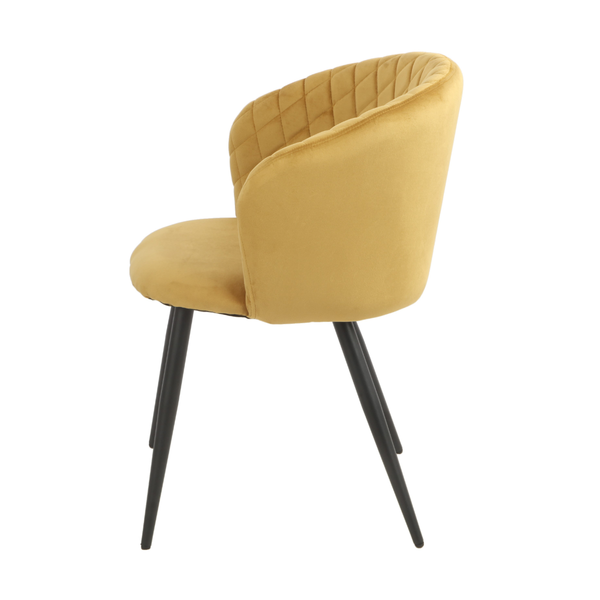 ET KATHERIN Sárga design Kárpitos beltéri szék
