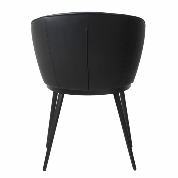 UQ NAGI Fekete minimalista Kárpitos beltéri szék