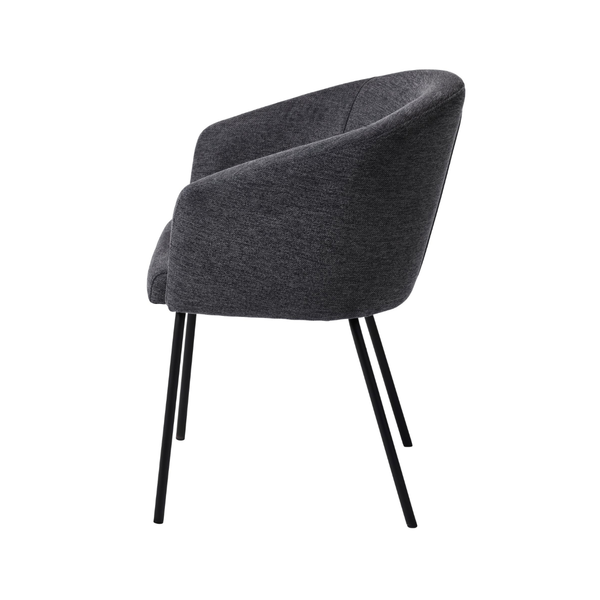 DL LUTHER Szürke design Kárpitos beltéri szék