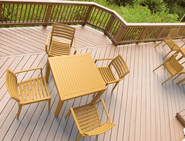 ST ARANA  Yellow design Plastic outdoor chair