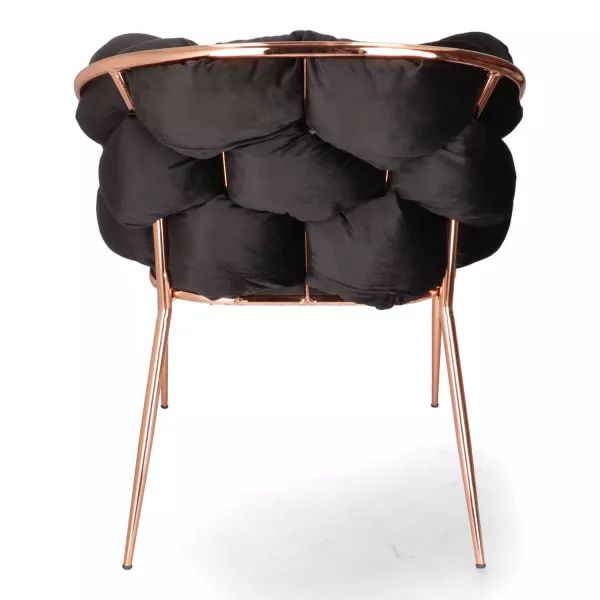 SNVIOLABLACK SN VIOLA utolsó 3db  Fekete, Arany design Kárpitos beltéri szék