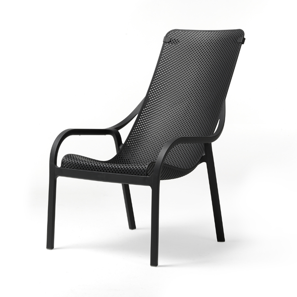 NARDI NET LOUNGE Szürke design Műanyag kültéri szék