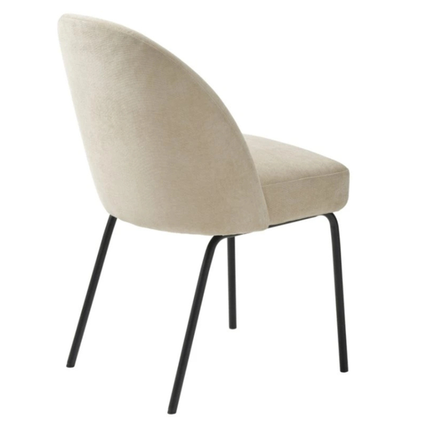 UQ PRESTON Bézs design, elegáns Kárpitos beltéri szék