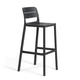 NARDI CASSIA STOOL Antracit design Műanyag kültéri bárszék
