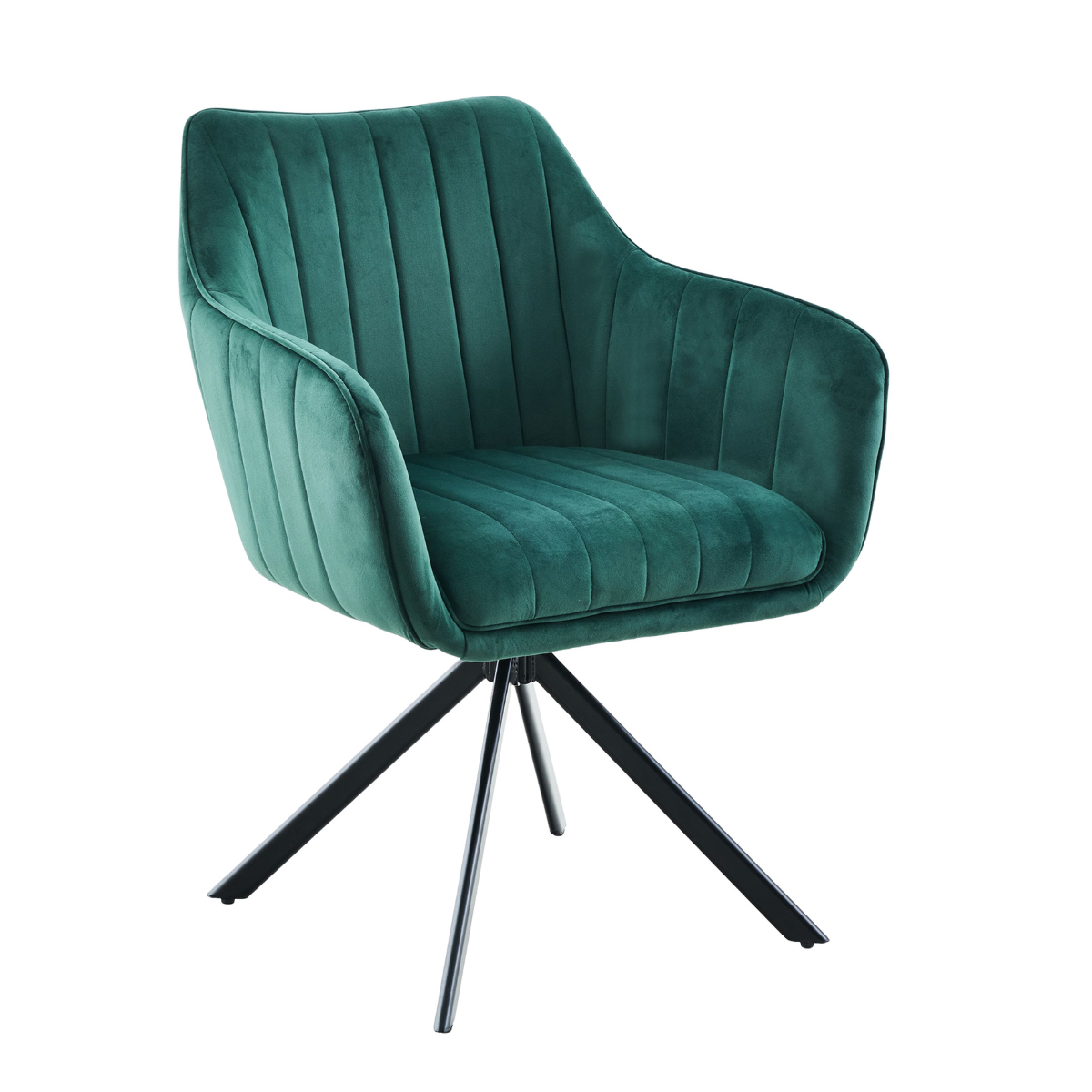 DL ZALIA  Zöld design Kárpitos beltéri szék