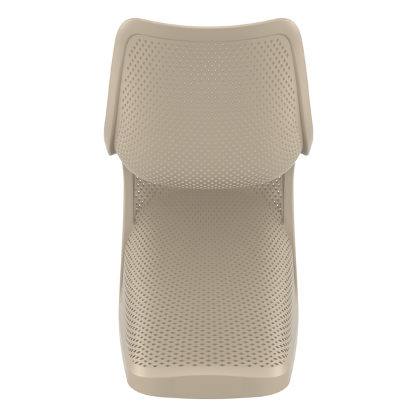 ST BLOOM Bézs design Műanyag kültéri szék