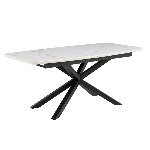 ET LYNETTE 160 Fehér design Beltéri komplett asztal