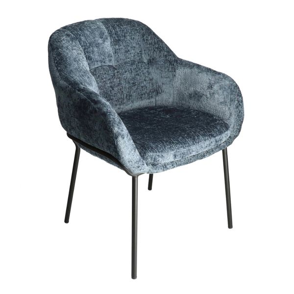 DL LUNDA Kék modern Kárpitos beltéri szék