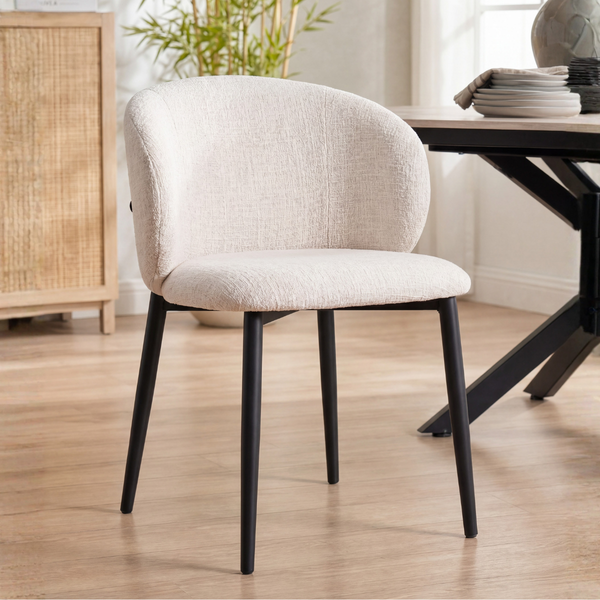 DL POLAR P PEARL Fehér design Kárpitos beltéri szék