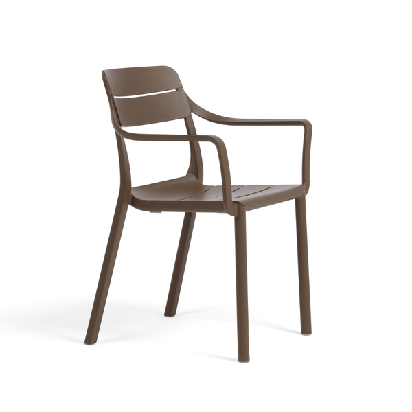 NARDI CASSIA ARMCHAIR Barna design Műanyag kültéri szék