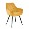 DL NELIA   Sárga design Kárpitos beltéri szék