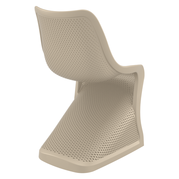 ST BLOOM Bézs design Műanyag kültéri szék