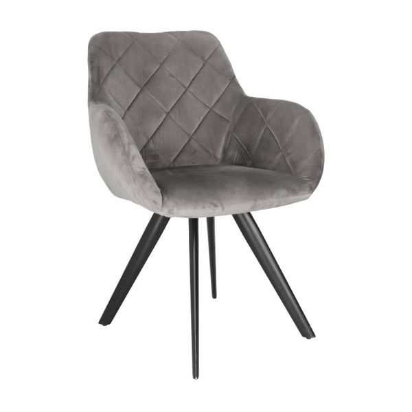 DL PICASSO Szürke elegáns Kárpitos beltéri szék