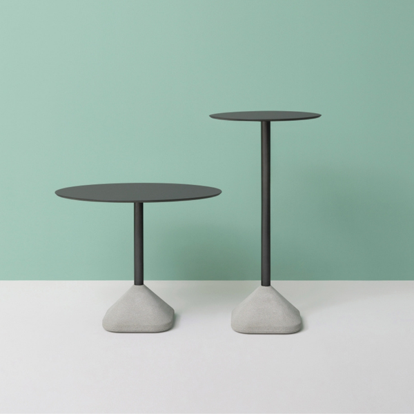 PEDRALI  CONCRETE 855 H1100 Több színben elegáns Kültéri magas asztalláb könyöklőhöz
