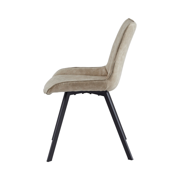 ET MIKE Szürke design Kárpitos beltéri szék