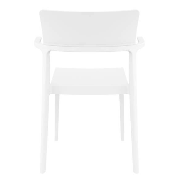 ST PLUS Fehér design Műanyag kültéri szék