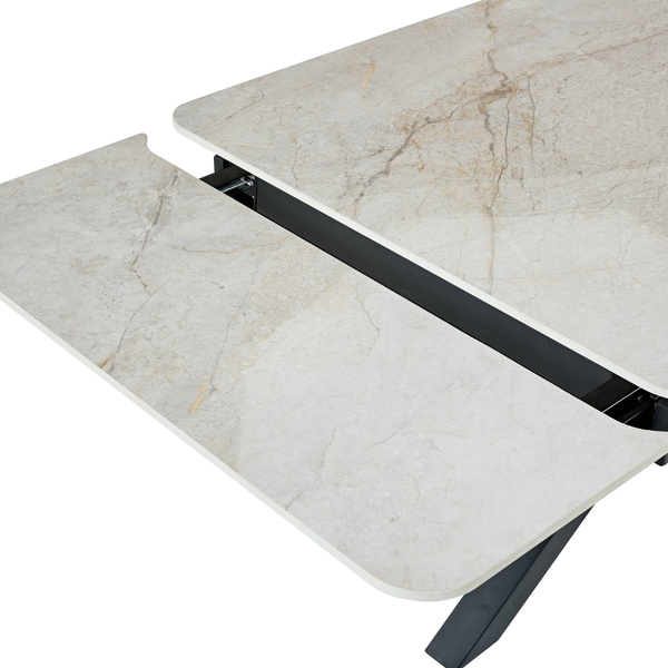 ET ALMA Bézs design Beltéri komplett asztal