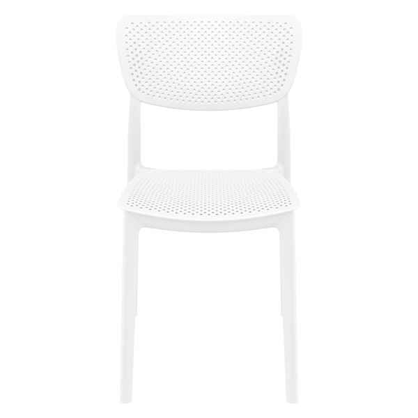 ST LUCY Fehér design Műanyag kültéri szék