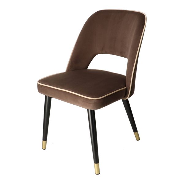 DL FANNY PIP Barna design, elegáns Kárpitos beltéri szék