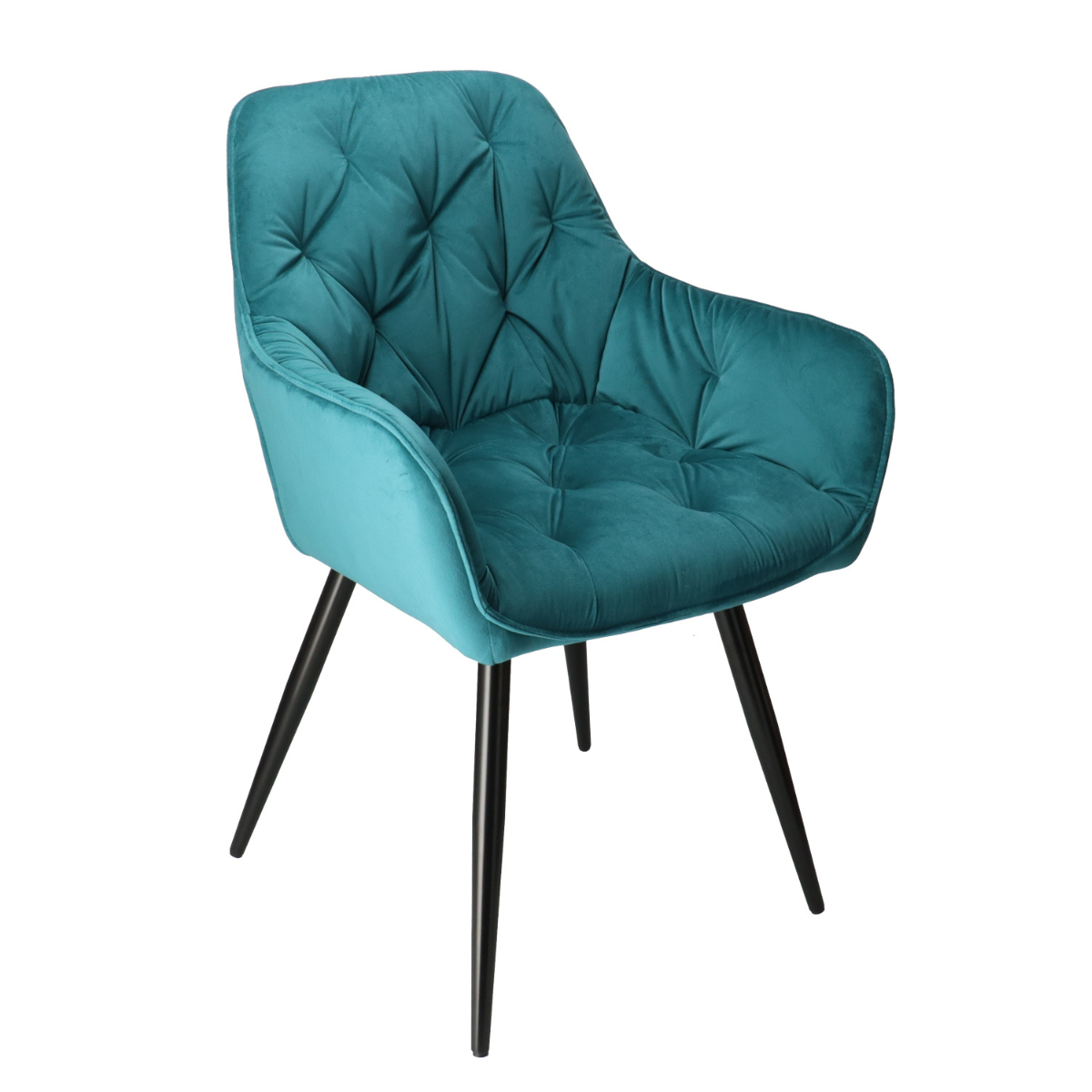 DL CHERRY BLUVEL 85 Türkiz design, elegáns Kárpitos beltéri szék
