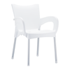 ST ROMEO Fehér design Műanyag kültéri szék