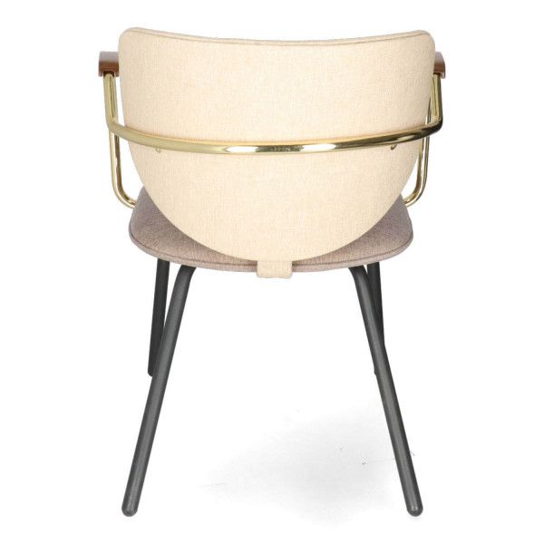 NI ROXY Brown, Taupe vintage Upholstered indoor chair