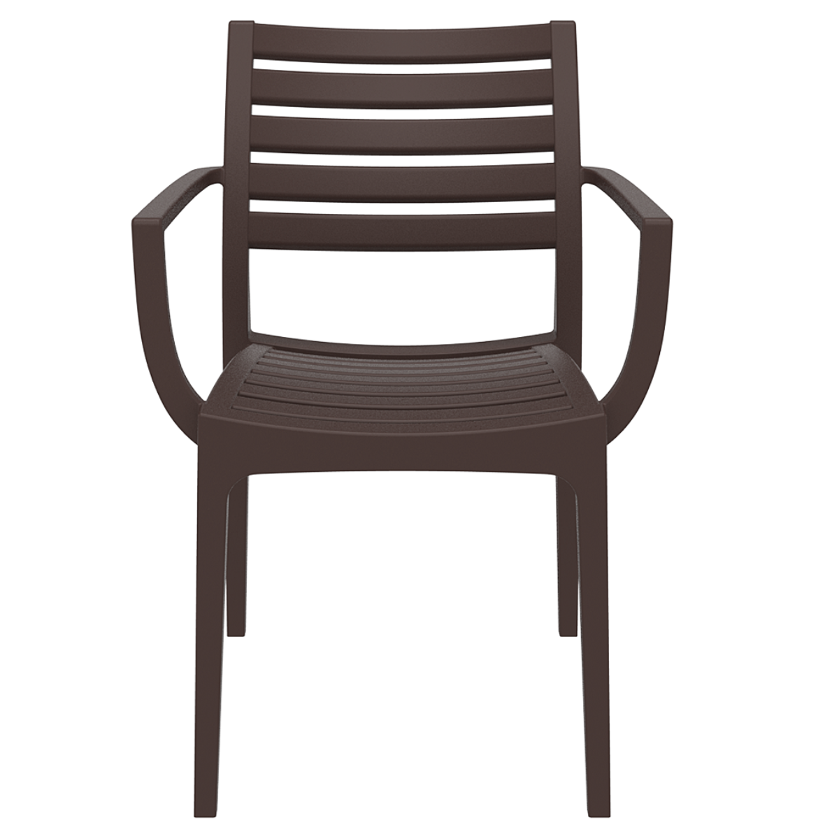 ST ARTEMIS Barna design Műanyag kültéri szék