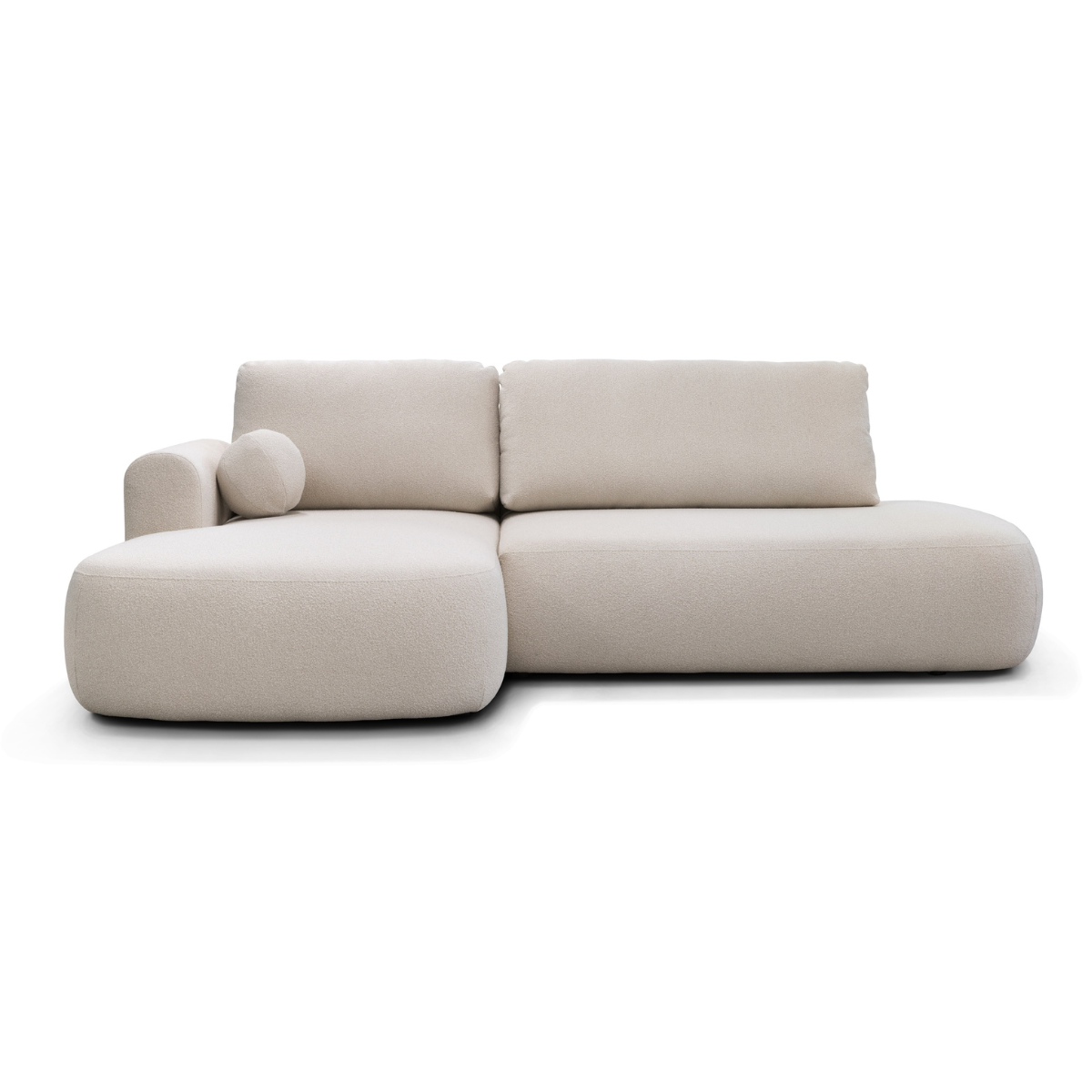 ET ANGIE Bézs design Sarokgarnitúra