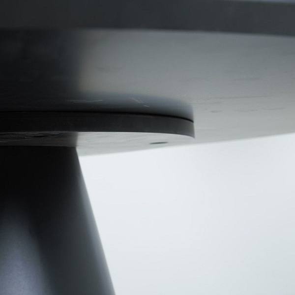 SI ANGELO 120 cm Szürke design Étkezőasztal