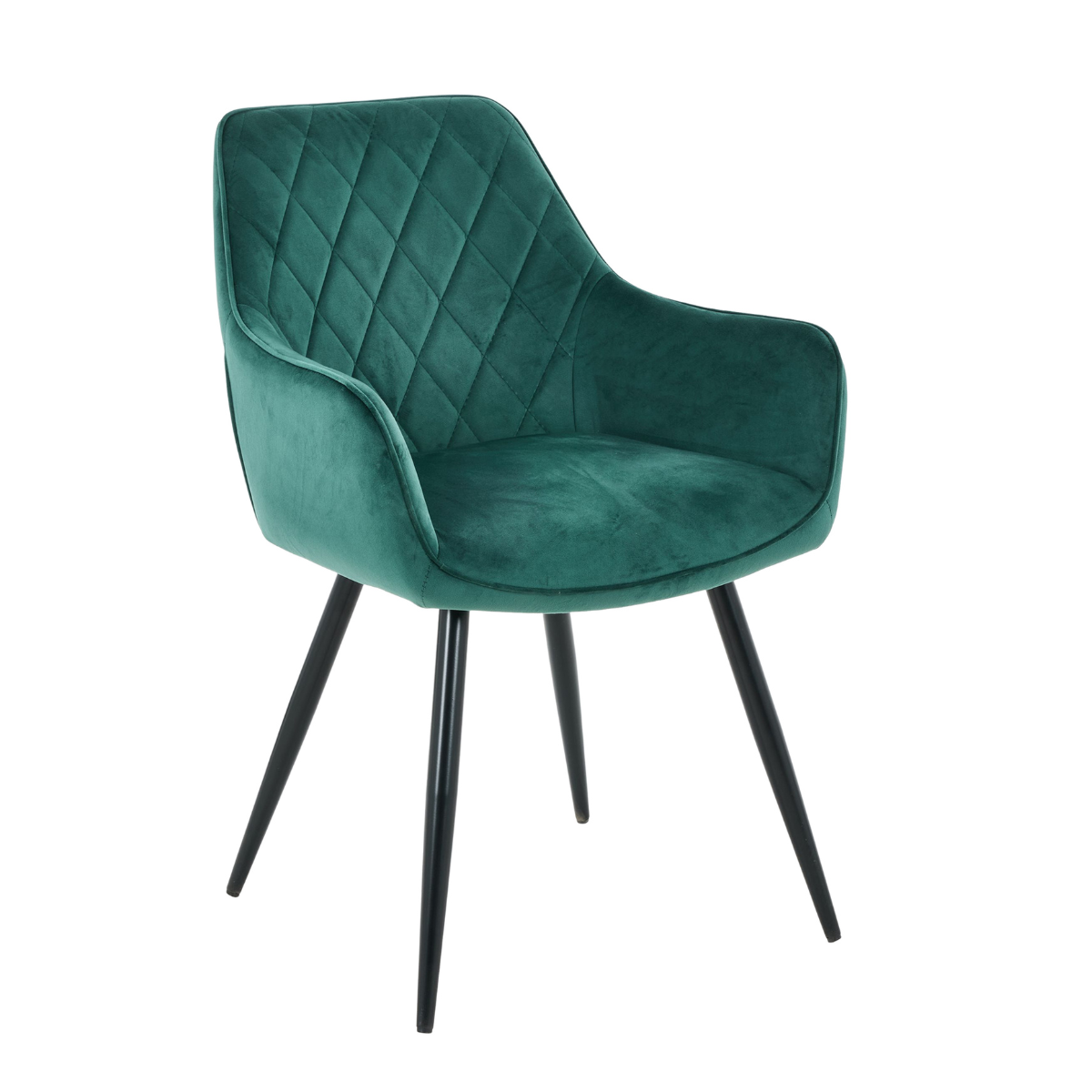 DL NELIA   Zöld design Kárpitos beltéri szék