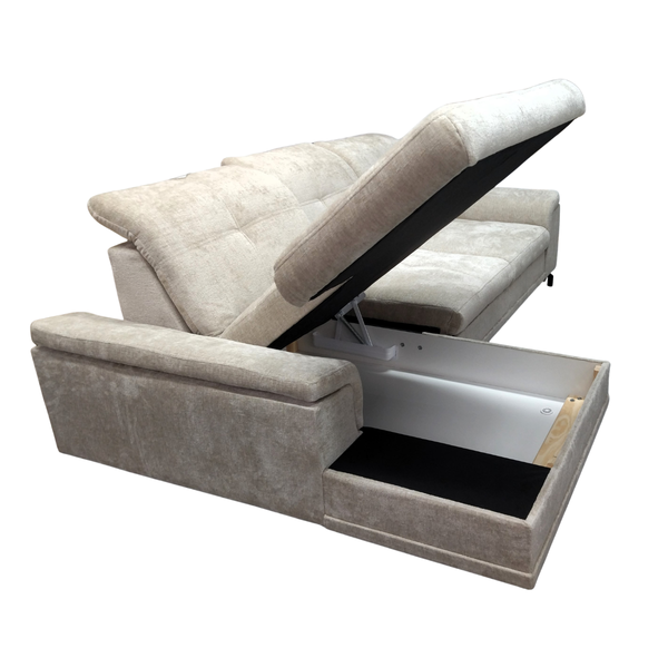 ET BREE Szürke design Sarokgarnitúra