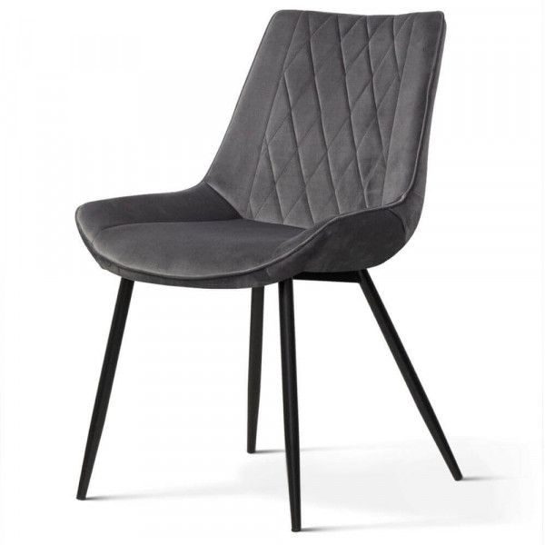 AT DUBAN Grey modern Upholstered indoor chair