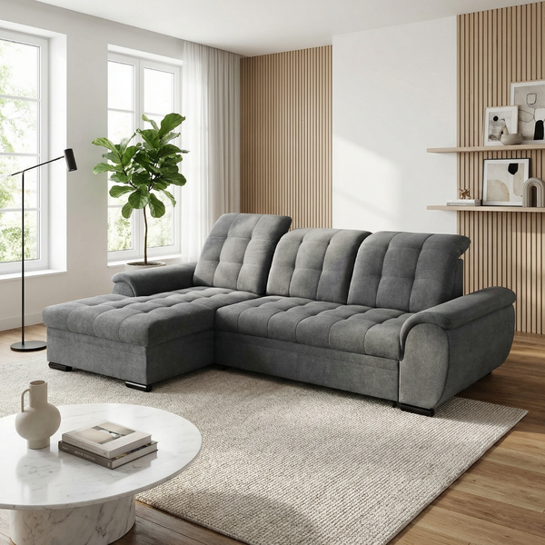 ET BERNARD Több színben modern Sarokgarnitúra