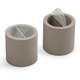 LX BROCK PARTY STORAGE  Bézs design Lerakóasztal
