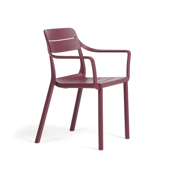 NARDI CASSIA ARMCHAIR Bordó design Műanyag kültéri szék