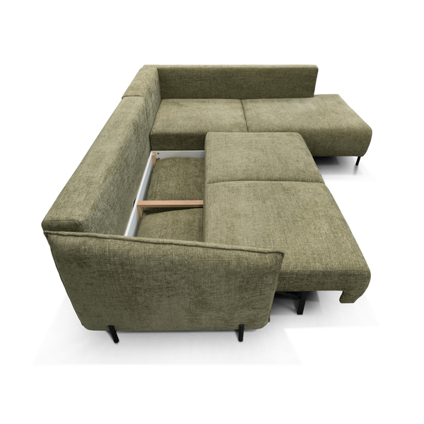 ET MARY Zöld design Sarokgarnitúra