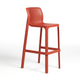 NARDI NET STOOL Piros modern Műanyag kültéri bárszék