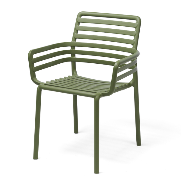 NARDI DOGA ARMCHAIR Zöld design Műanyag kültéri szék