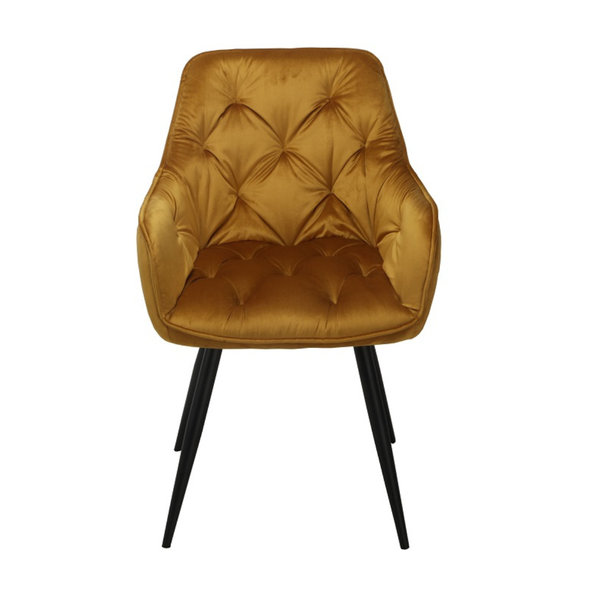 ET MONIQUE Sárga design Kárpitos beltéri szék