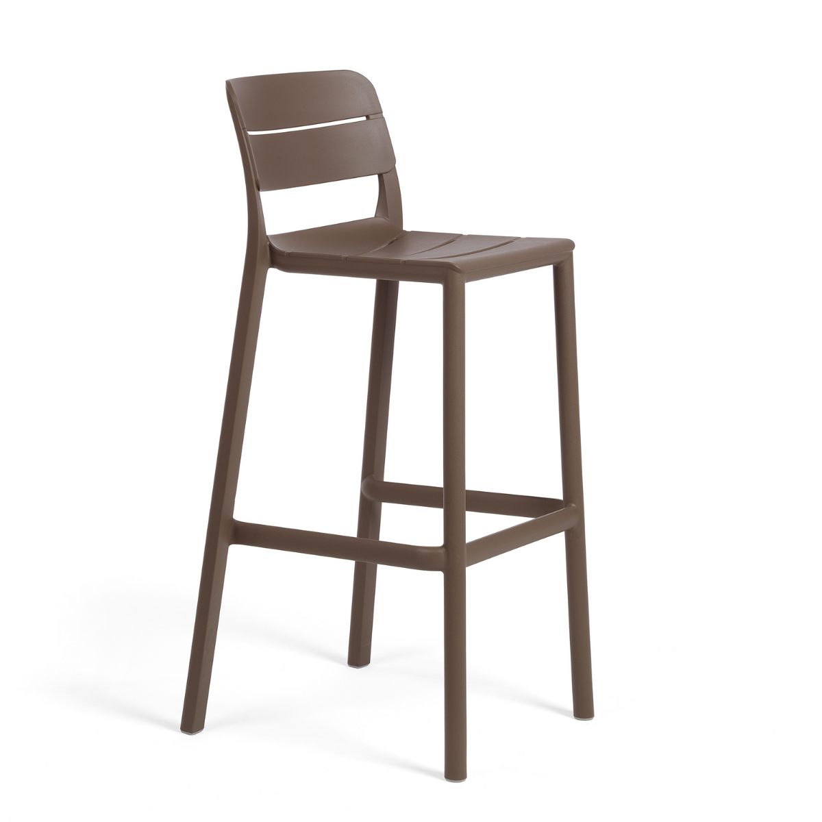 NARDI CASSIA STOOL Barna design Műanyag kültéri bárszék