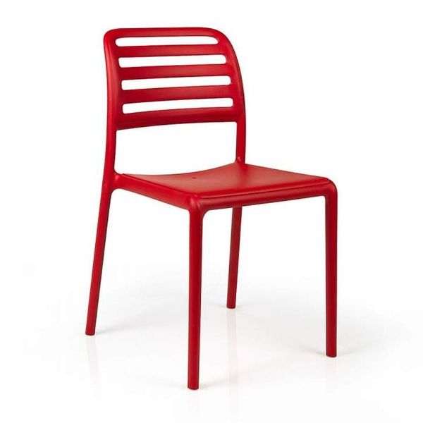 NARDI COSTA BISTROT Red classic Plastic outdoor chair
