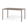 NARDI PIAVE TABLE 140x80 Taupe design Kültéri komplett asztal