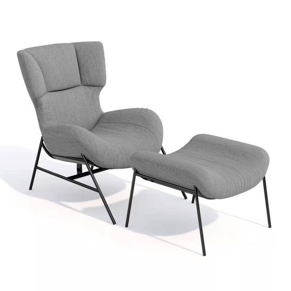 AT PUERTO SZETT Szürke design Kültéri fotel
