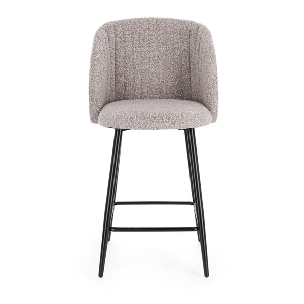 BT PRINCESS  Szürke design Kárpitos beltéri bárszék