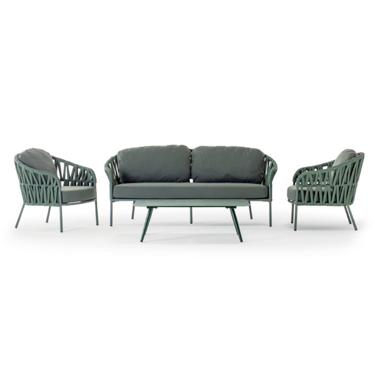 GR VICTORY Zöld design Kültéri lounge szett