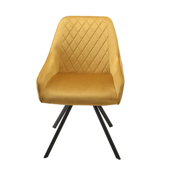 ET ORSON Sárga design Kárpitos beltéri szék