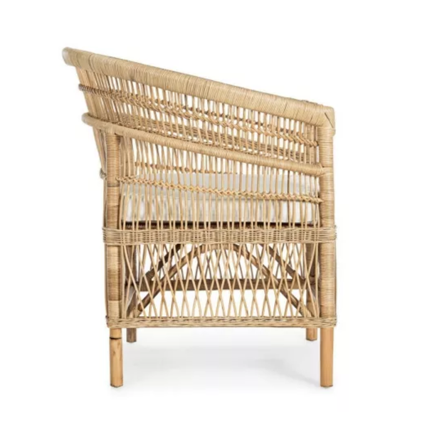 BT SOFI BEMUTATÓDARAB Natúr elegáns Rattan kültéri fotel